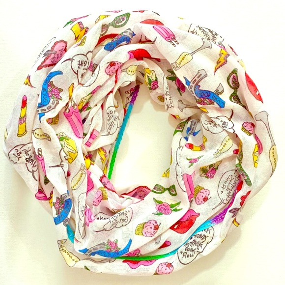 Betsey Johnson 🌈  Infinity Scarf - Picture 3 of 4